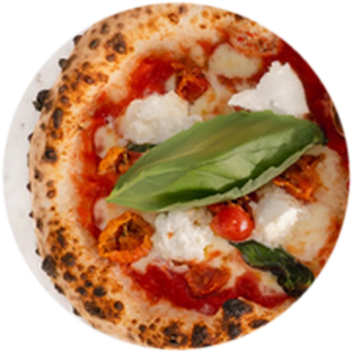Margherita — mini-pizza basilikalla
